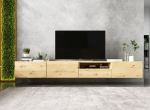TV-kapp Meble Lindner 120 cm artisan tamm matt, sokkel