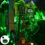Klassikaline Halloween P&auml;ikesevalgus LED Tuled, 100 Plastikust &Otilde;ues Dekoratsioon.