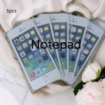 5 tk Miniatuursed M&auml;rkmikud: T&auml;iuslikud Sinu iPhoneile - 25 Lehte Igas