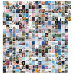 366 t&uuml;kki Morandi v&auml;rvikaart K&auml;sit&ouml;&ouml;kataloogide komplekt., Dailės galerija