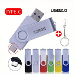 USB pulk USB M&auml;lupulk OTG USB 2.0 & T&uuml;&uuml;p C & Micro USB 128GB 64GB 32GB 16GB 4GB M&auml;lupulk, Violetinė