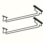 Must metallist veiniklaasiriiul 39.88cm kappis&uuml;steem.