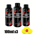Auto Esituled Taastamise Poleerimiskomplekt Lambi Hoolduskomplekt., 300 ml