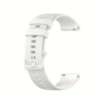 18mm Silikoonist Rihm Spordiband Garmin Forerunner Vivoactive jaoks, Baltas