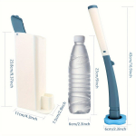 Kergesti Klipitav &Uuml;hekordne Tualetiharja Komplekt 8 Taaslaetav Peaga