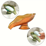 P&otilde;hjamaade stiilis lehekujundusega seebialus, luksuslik vannitoa seebihoidja.