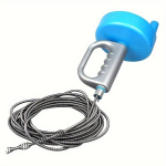 1tk Torupuhastaja, Kanalisatsioonitorupuhastaja, K&auml;sipuhastaja, Tualettruum, Vedru, Terastraat, K&ouml;&ouml;gipuhastaja