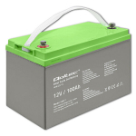 Qoltec Deep Cycle geelaku | 12V | 100Ah | 30.5kg | Hooldusvaba | Professional | LongLife | PV, UPS, haagissuvila