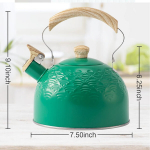 Klaasid, tassid, kannud, veekeetja 2,5 l roostevabast terasest veekeetja induktsiooni- ja gaasipliidi jaoks