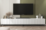 TV-kapp Meble Lindner 150 cm valge matt, metallraam