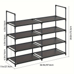 Virnastatav metallist ja plastist jalan&otilde;udehoidja: sobib 12-16 paarile.