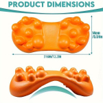 Ishias ja Alaseljavalu Leevendav Venitusvahend &ndash; 14-Punktiline Massaažirull S&uuml;gavale Lihastele, Piriformis, Sacroiliac Liiges, Vaagna & Nimme Tugi.