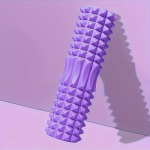 Keskmise J&auml;ikusega Jooga Pilates Seljamassaži Rullik., 30 cm Violetinė