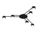 Sisevalgusti Videx 6 x GX53, must