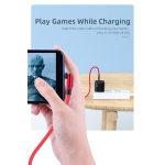 ESSAGER UNIVERSAL punane "Type-C" kaabel 200CM (KUNI 3A)