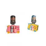 Laste Mini Veedispenser M&auml;nguasi, Topelt V&auml;lja Joogimasin., Pink Double Outlet Water Car (nuogas) + Yellow Double Outlet Car (nuogas)
