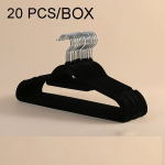 20tk Premium Velvet Riidepuud - Libisemiskindel &Otilde;huke Konstrukt., Juoda