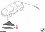 BMW I I8 I12 I15 esisplitter vasakpoolne Ehtne 51117947113