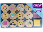 TEMPLID PUIDUST EMOJI TEMPLIKOMPLEKT 2 TINDID KUNSTI AKSESSUAARID DIY