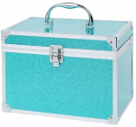 Kosmeetikakohver Glitter Sinine