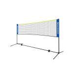 V&otilde;rkpalliv&otilde;rk, tennisev&otilde;rk, k&otilde;rguse reguleeritav, SONGMICS SYQ400, 400 x 103 x (90-155) cm, sinine-kollane