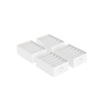 Hoiukastid(4tk) SONGMICS, 42 x 30 x 17 cm,valge.