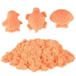 Kineetiline liiv 1 kg kotis, oranž