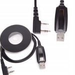 Asendusosa USB programmeerimiskaabel Baofeng Kenwood jaoks &ndash; CH340 kiip, 80 cm, CD tarkvaraga