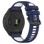 Lahe Silikoonist Kellarihm Garmin ja Samsung jaoks variant-102688, 10-Vidurnaktis Mėlyna ir Balta