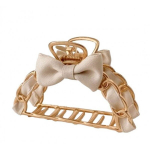 Juukseklamber metallist pandlaga p&otilde;imitud vibu XL 7.8cm SP261K