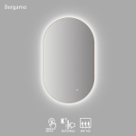 Peegel LED Bergamo, 60x100