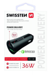 Swissten SW-CCH-ME2-QC3.0-PD-36W-BK