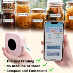 Phomemo Q30S Mini Siltusprinteri, Juhtmevaba Kleebiseprinter Roosa.