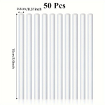 30/50/100 Niisuti Puuvill Refill Kaasaskantavad Filtrid Asendust&uuml;kid., 0,76*14,99cm