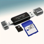 4in1 Type C/USB A SD/Micro SD Kaardilugeja