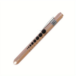 &Otilde;dede ja arstide LED-taskulamp, m&otilde;&otilde;turiga., Auksinės spalvos