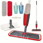 Mitmek&uuml;lgne Pihustusmopp P&otilde;randate Puhastamiseks, Taaskasutatavad Padjad., Spray Mop 2 Mop Pad+ 2 Bottle