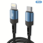 BinBoom MFi Sertifitseeritud USB-C Kuni Lightning Kaabel, Mėlyna