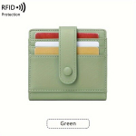 RFID Varastamisvastane Naiste Rahakott, Mitme Kaardi Kaardikott variant-28432, Žalioji A