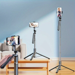 Selfie Kinni169.93cm Teleskoopstatiiv, Kerge Reisile Kaasaskantav Nutika Puldiga.