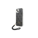 Guess GUOHCP14MH4STK iPhone 14 Plus 6,7" czarny|black hardcase 4G Print Strap