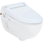 Nutikas seinale paigaldatav WC-pott Geberit AcuaClean 4000 Rimless с bideefunktsiooni ja aeglaselt sulguva kaanega 146.135.11.1