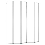 Vannitoa vahesein 120 x 140 cm, l&auml;bipaistev karastatud klaas