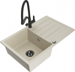 Graniidist k&ouml;&ouml;givalamu Mexen Bruno koos segisti ja sifooniga, Beige+Black