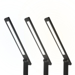 LED desk Lamp 10W, 3000|4500|6000K, induction charging, touch control, dimmer, black, LTC