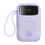 Akupank Baseus QPow 2 10000mAh 30W 2xUSB-C powerbank (purple)