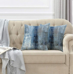 DekoratiivpadjadModern Art Throw Pillow &ndash; abstraktsed dekoratiivsed padjakatted koju (18x18")