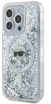 Karl Lagerfeldi vedel s&auml;ra Karl pea MagSafe kate iPhone 15 Pro - l&auml;bipaistev