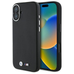 BMW BMHMP16M23PMWK iPhone 16 Plus 6.7" czarny|black hardcase M Smooth Full Wrapped Metal MagSafe