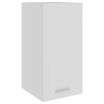 vidaXL rippuv seinakapp, valge, 29,5 x 31 x 60 cm, puitlaastplaat